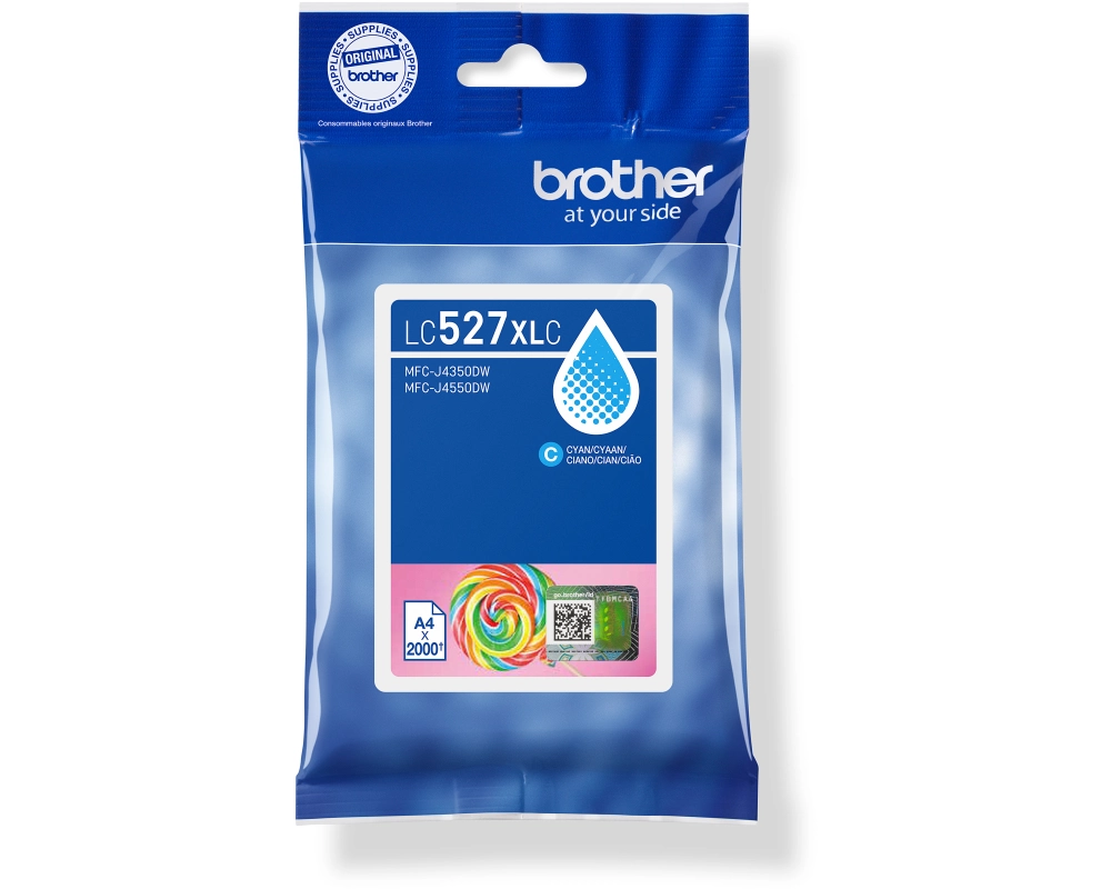 BROTHER Tintenpatrone HY cyan LC-527XLC MFC-J4350DW 2000 Seiten
