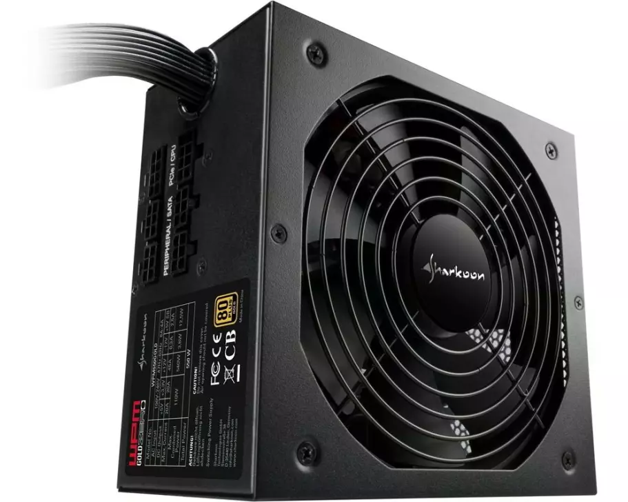 Sharkoon Netzteil WPM Gold Zero 650 W