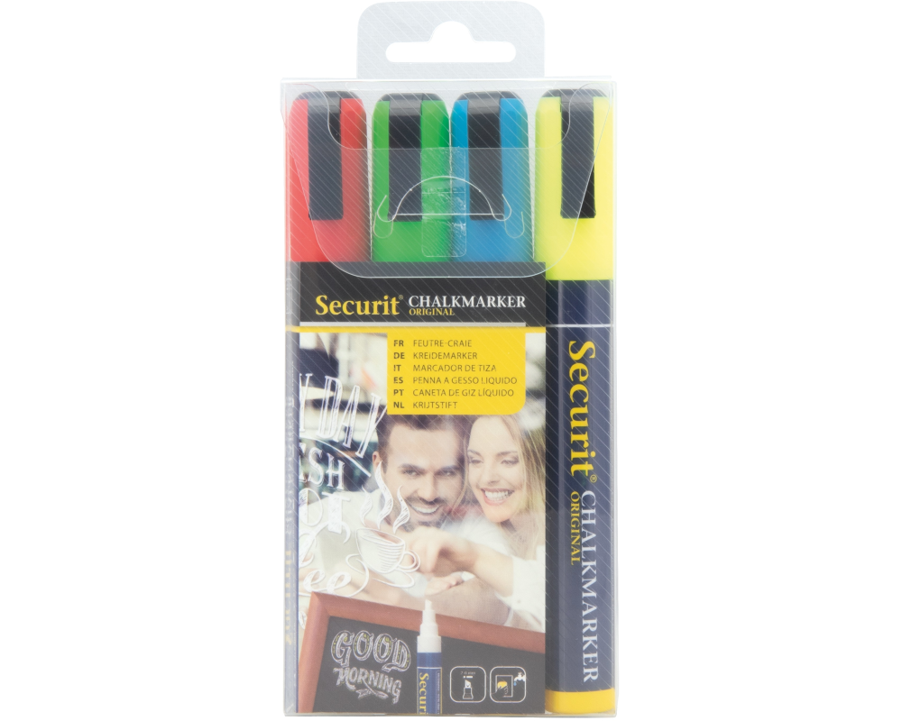 SECURIT Kreidestift 2-6mm SMA510-V4 ass. 4 Stück