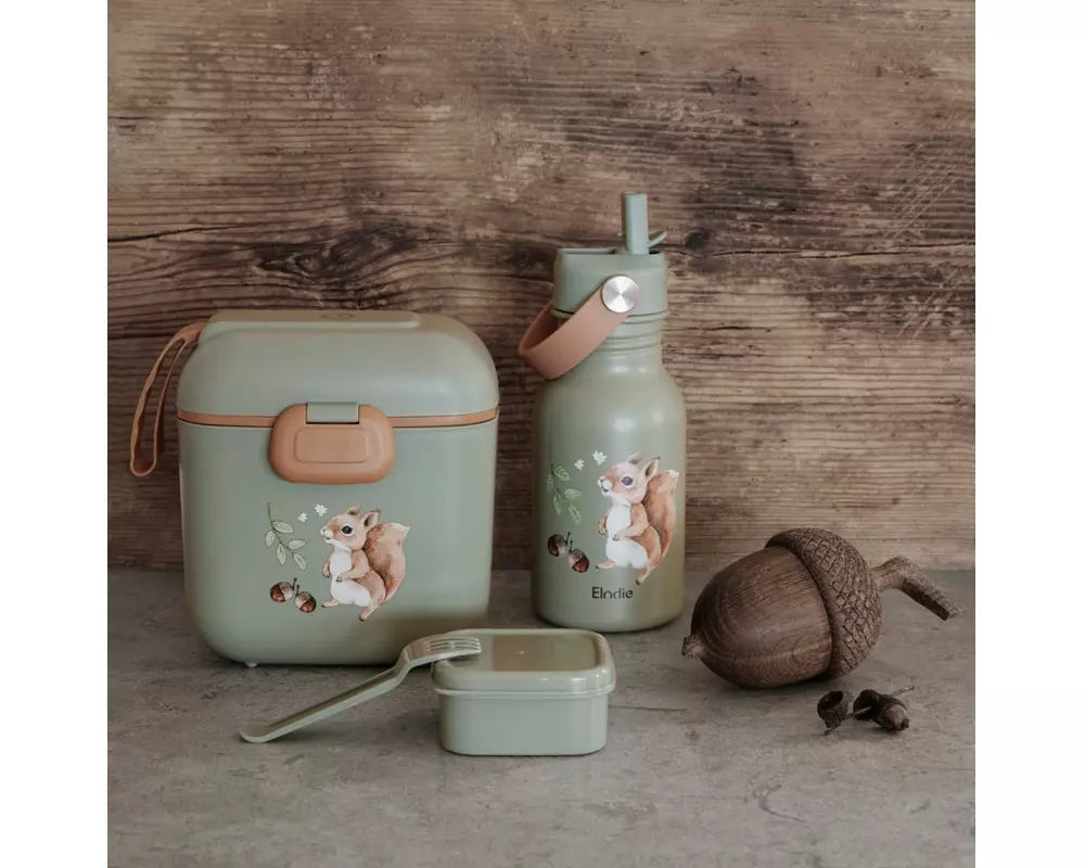 ELODIE Lunch- und Snackbox 800 ml Chipmunk Darling Grün