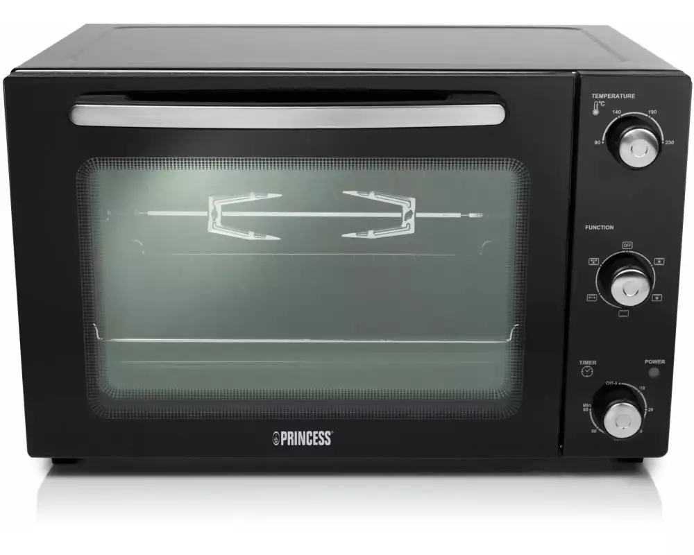 Princess Backofen Deluxe 45 l, Schwarz