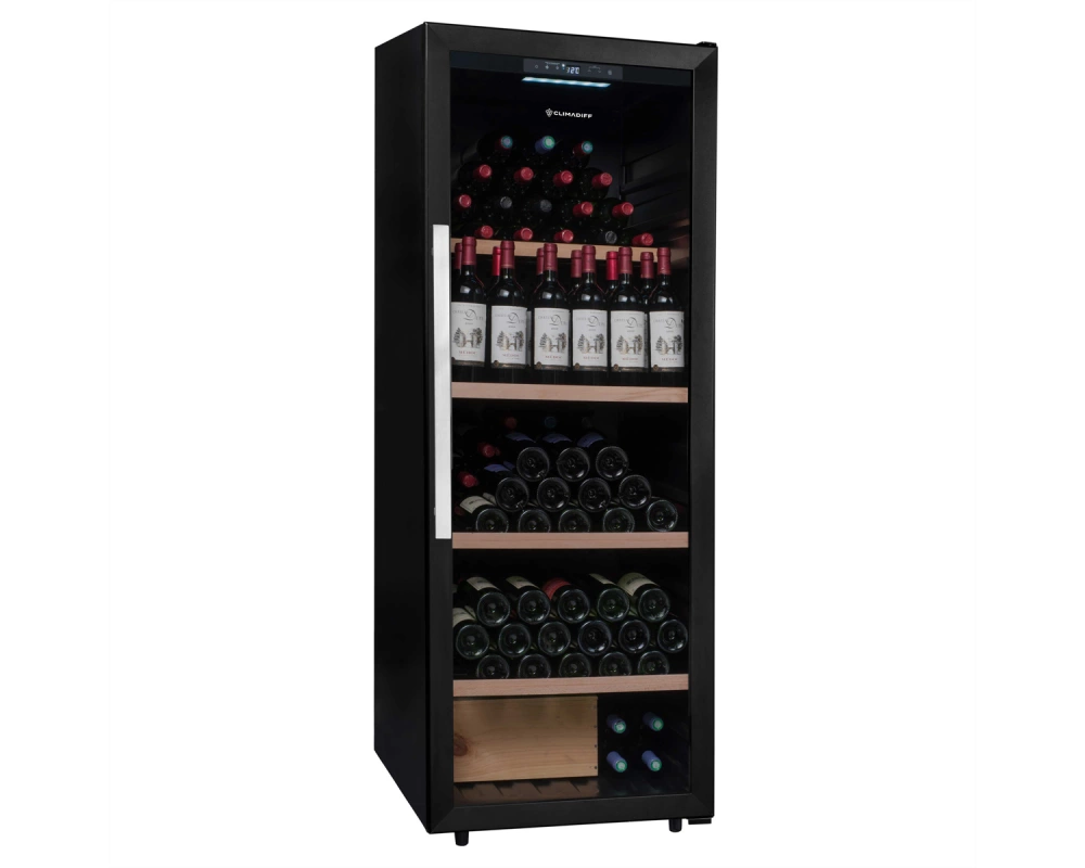 Climadiff Weinkühlschrank CPW204B1, Freistehend, 1 Zone, 204 Flaschen