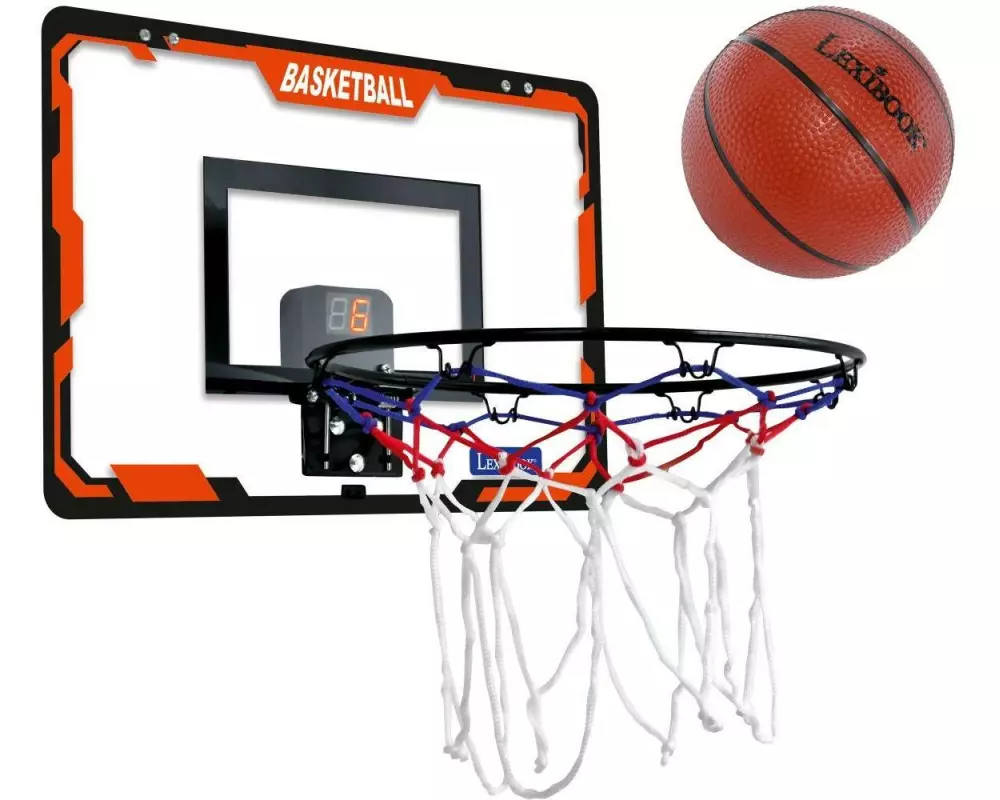 Lexibook Basketballkorb mit Punktezähler 45 x 30 x 3.8 cm