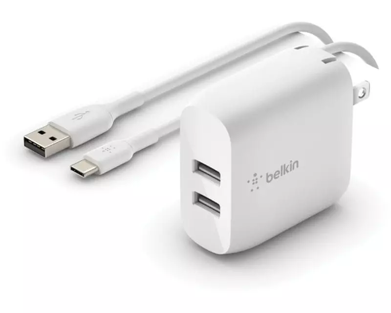 Belkin USB-Wandladegerät Boost Charge 2-Port USB-A 24W + USB-C