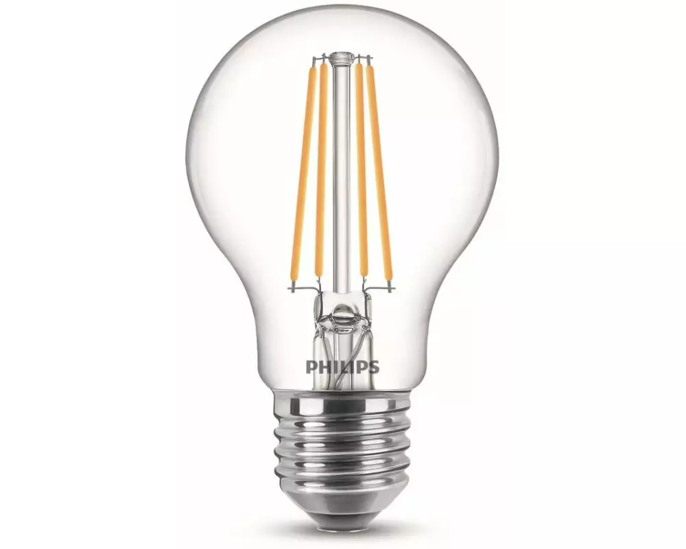Philips Lampe LEDcla 60W E27 A60 WW CL ND Warmweiss (WW)