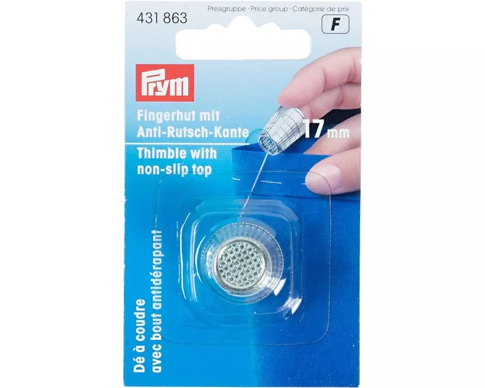 Prym Fingerhut Ø 1.7 cm Silber