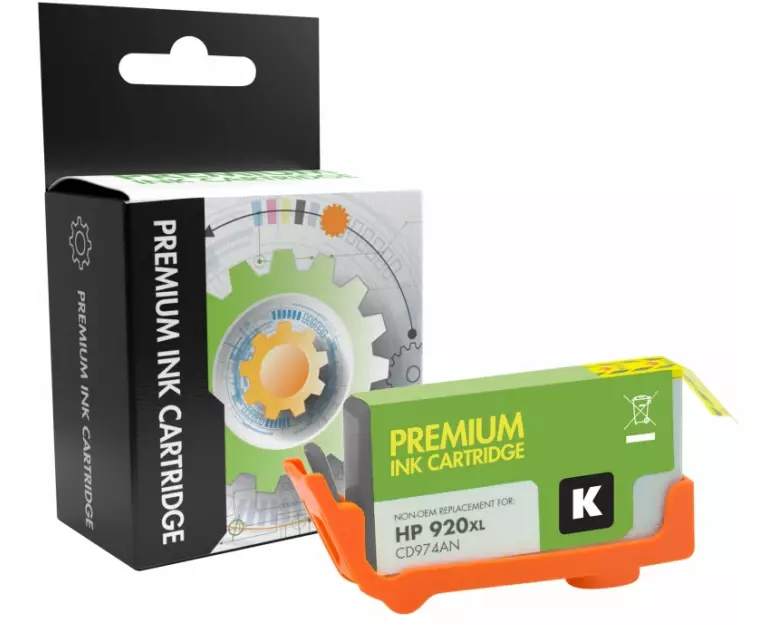 STATIC Ink cartridge compatible with HP CD975AE 920XL black remanufactured 1.200 pages