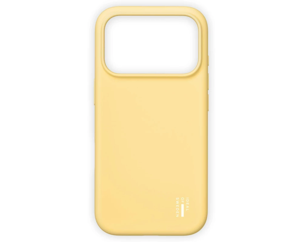 Ideal of Sweden Silicone Case MagSafe iPhone 17 Pro Soft Lemon