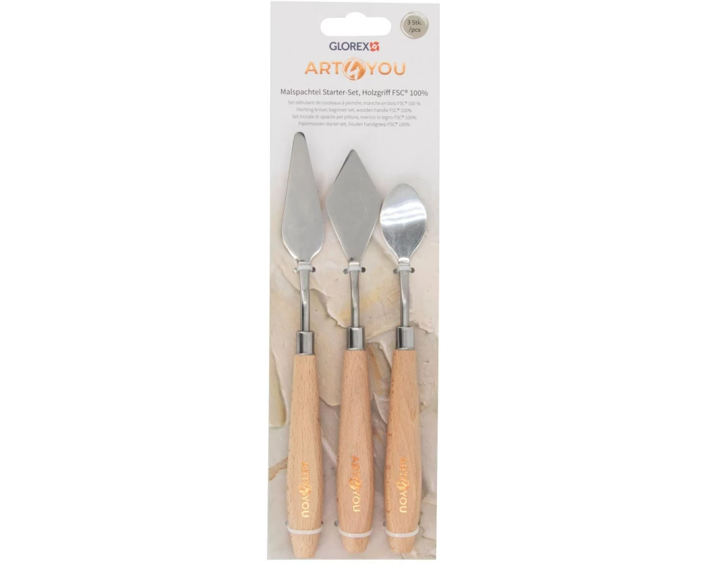 Glorex Glorex Malspachtel-Set 3 Stück