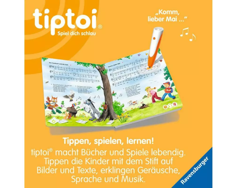 tiptoi Lernbuch Meine schönsten Kinderlieder Lernbuch