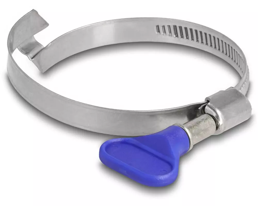 Delock Schlauchschellen-Set 50 - 65 mm, Brücke links 5 Stück