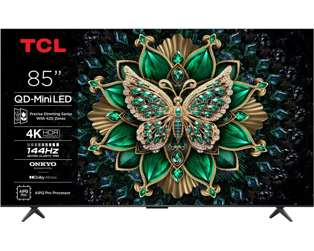 TCL TV 85C6K 85", 3840 x 2160 (Ultra HD 4K), QLED