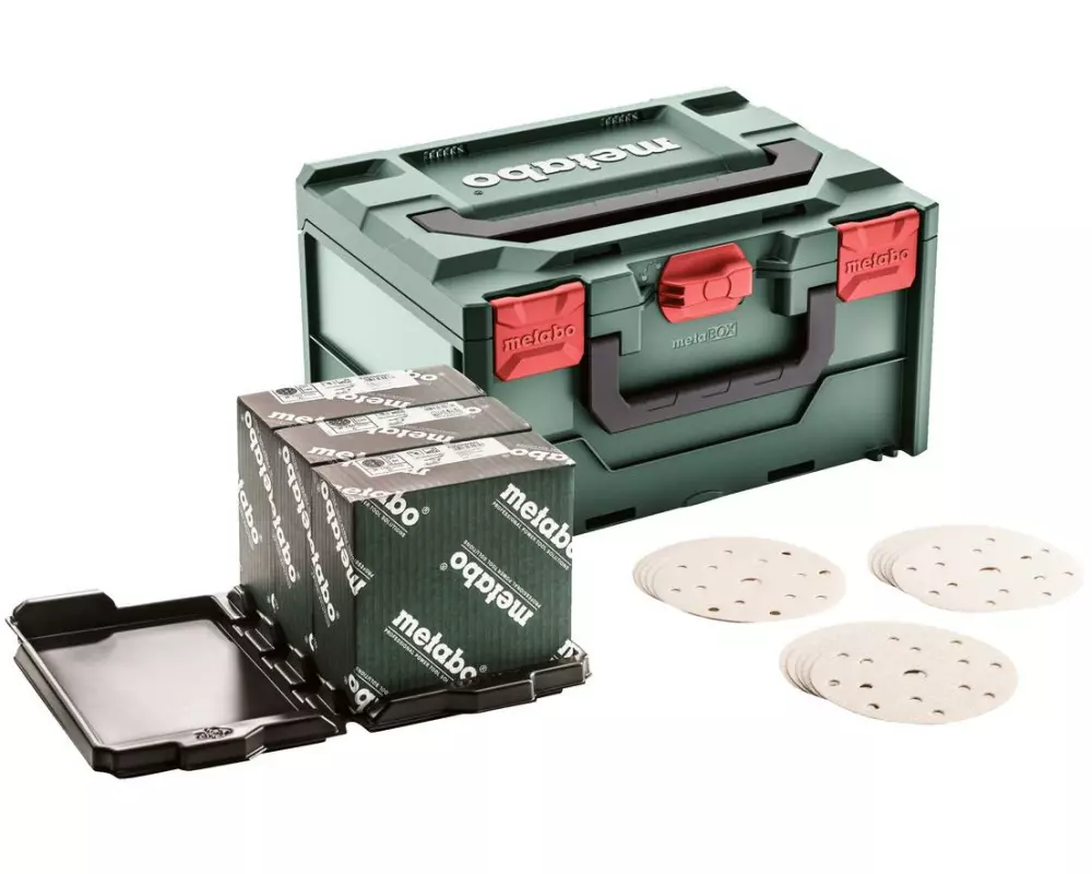 Metabo Schleifblatt-Set Metaloc, Ø 150 mm, 150-teilig