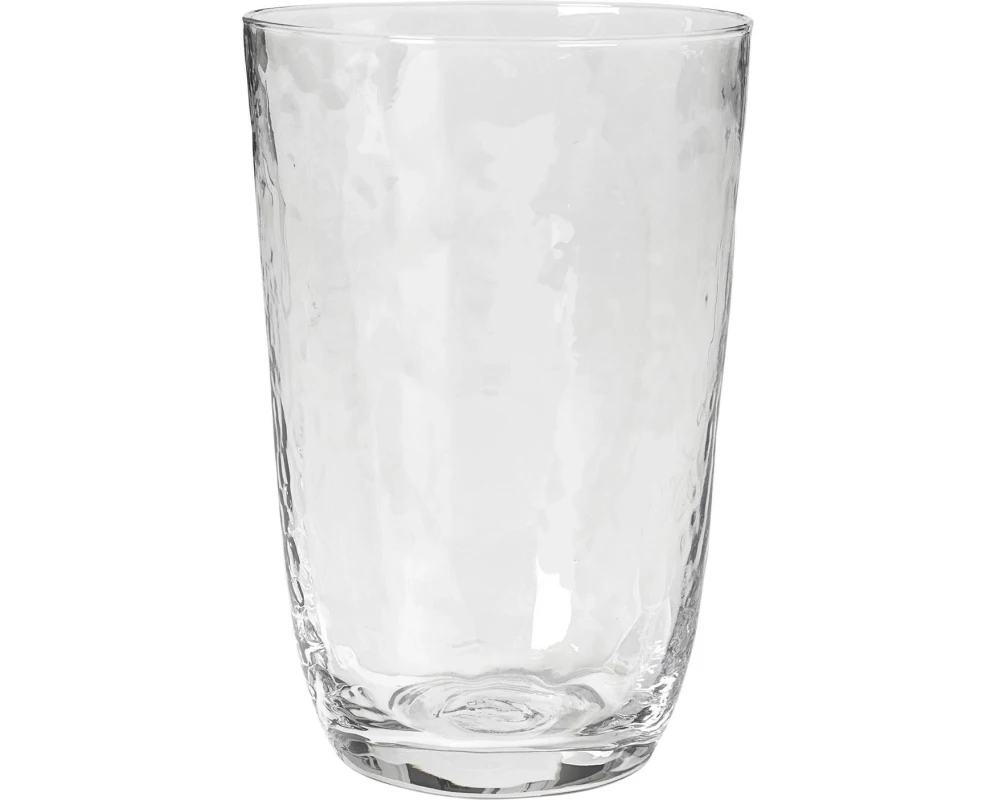 Broste Copenhagen Hammered 500 ml, 4 Stück, Klar
