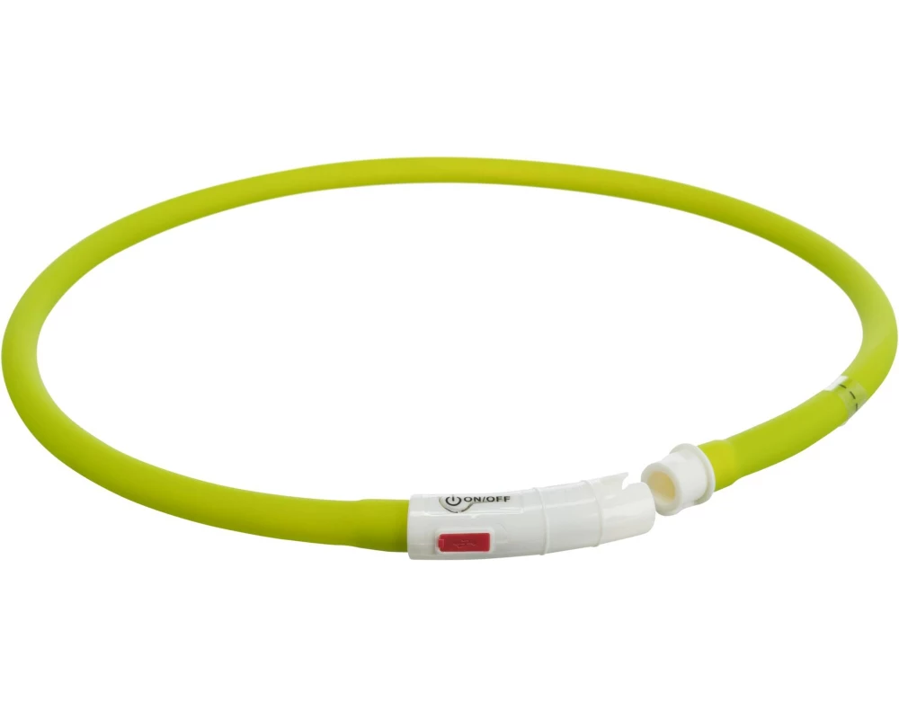 Trixie Leuchtring Flash ø 10 mm / 70 cm, XS – XL Grün