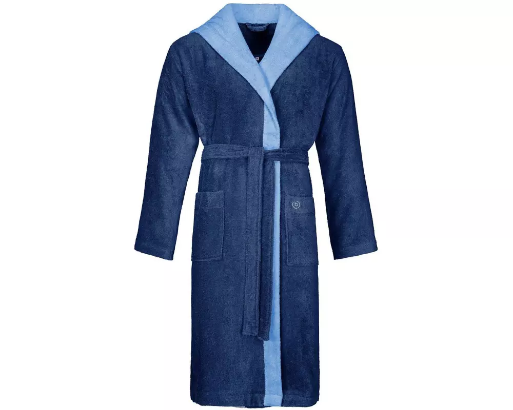 Bugatti Bademantel Stefano Marine Blau