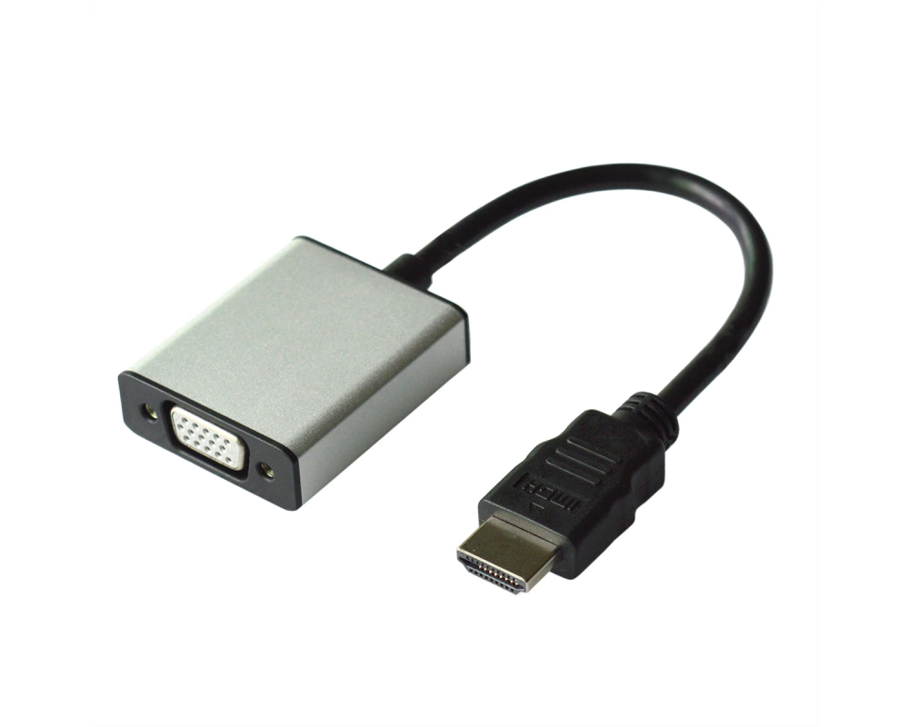 VALUE Adapterkabel HDMI zu VGA+3,5mm-Audio (Stereo)