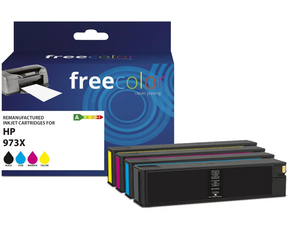 Freecolor Tinte HP No. 973X Multipack Color