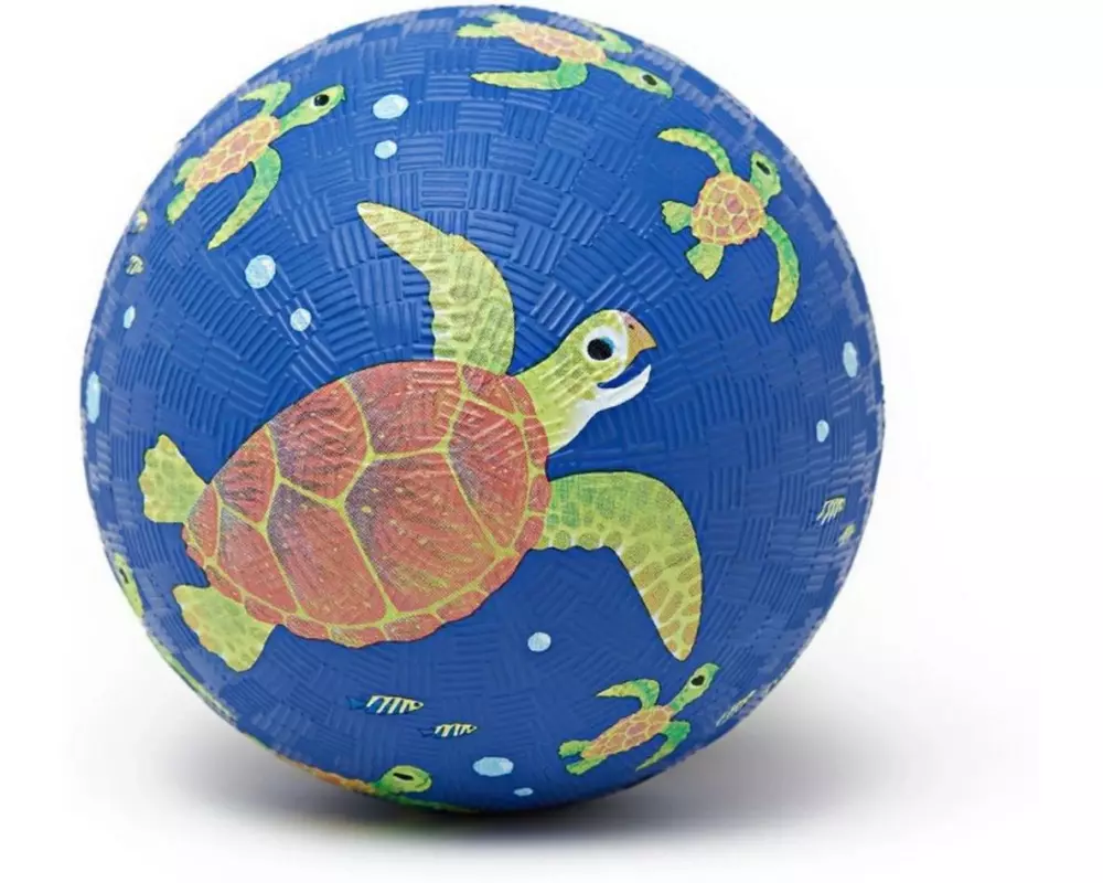 Crocodile Creek Spielball Meeresschildkröte Naturkautschuk Ø 18 cm