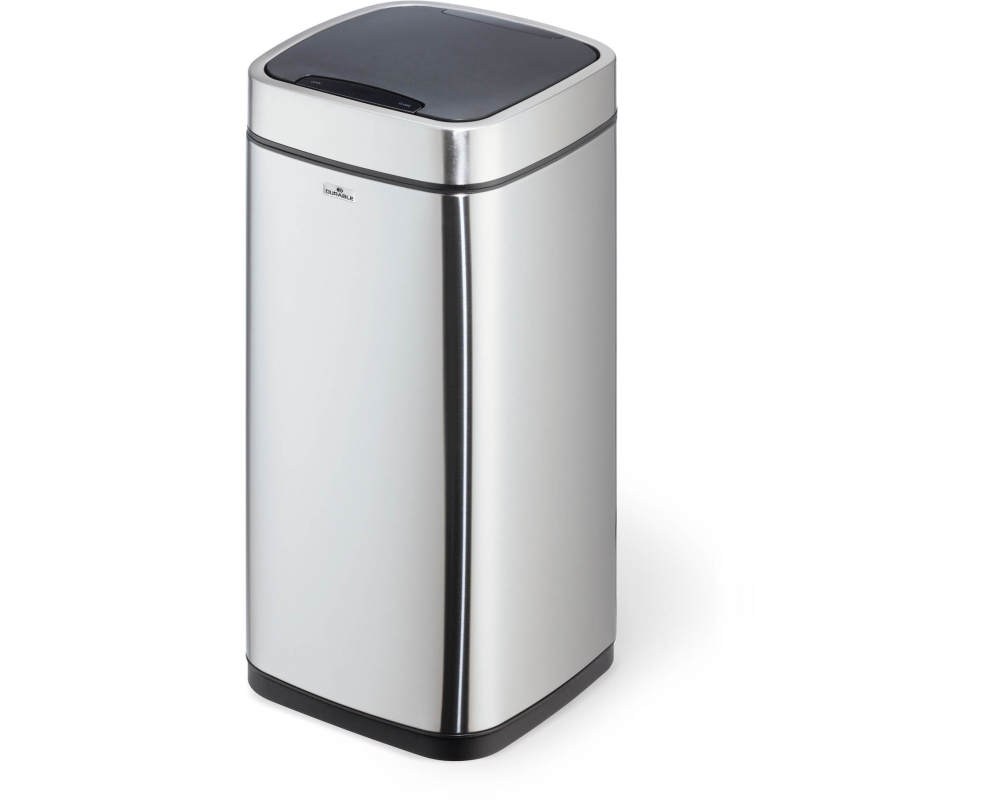 DURABLE Abfalleimer NO TOUCH 21lt 342223 touchless, Edelstahl
