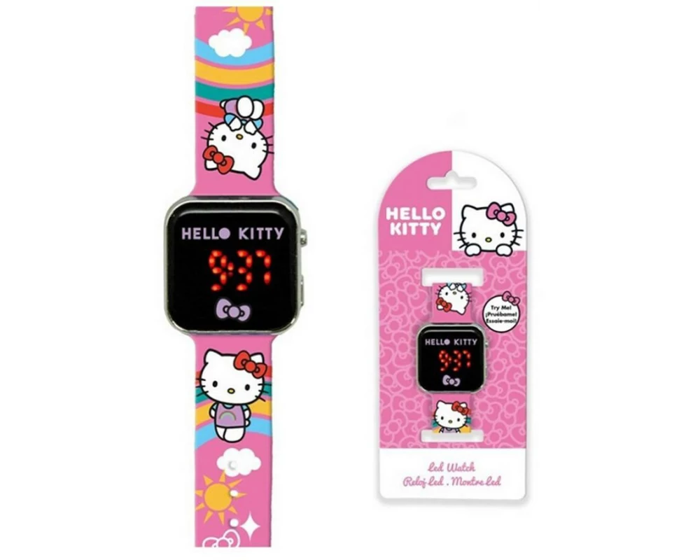 Sombo Hello Kitty LED Armbanduhr Rosa