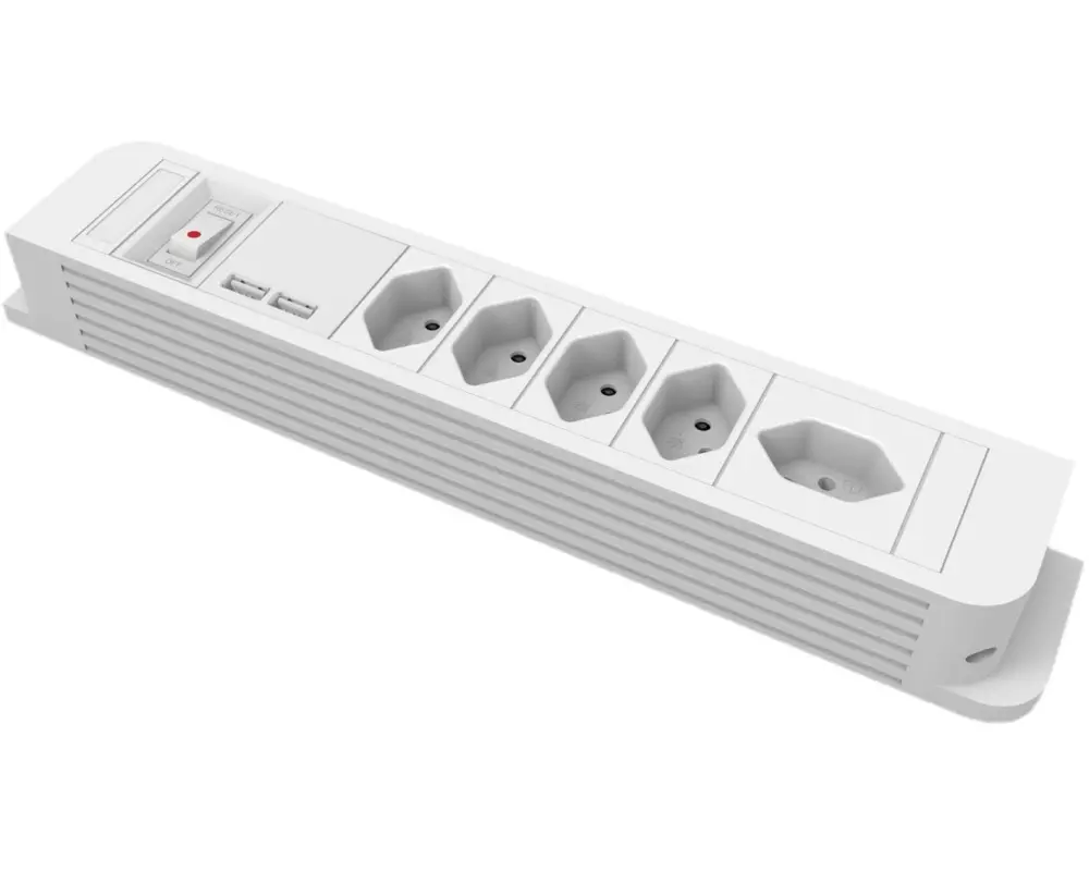 Schönenberger Steckdosenleiste 5x T13, 2x USB-A