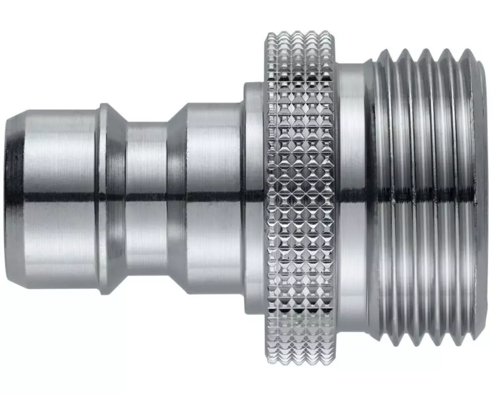 Neomatic Kupplungsnippel Messing verchromt 3/4 Aussengewinde