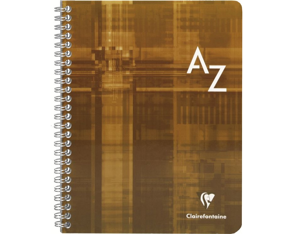 CLAIREFONTAINE Spiralheft mit Index ass. A5 8549 5mm 90 Blatt