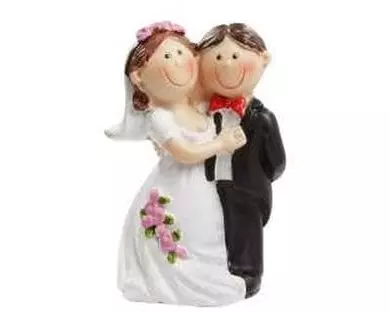 HobbyFun Mini-Figur Hochzeitspaar 5 cm