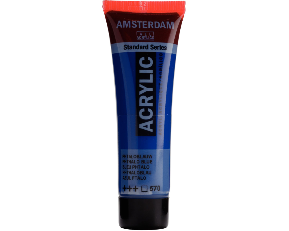 AMSTERDAM Acrylfarbe 20ml 17045700 Phthaloblau 570