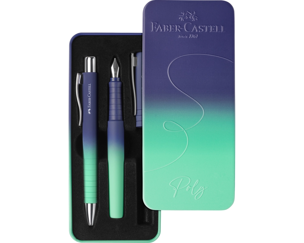 FABER-CASTELL Poly Ball Set FH+KS 241055 Buzzing Blue