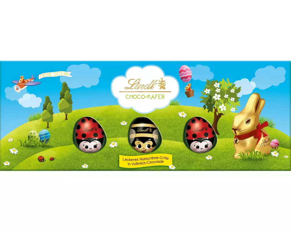 Lindt Schokolade Käfer und Bienen 100 g