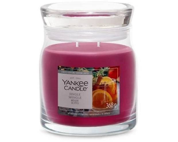 Yankee Candle Signature Duftkerze Jingle Mingle Signature Medium Jar