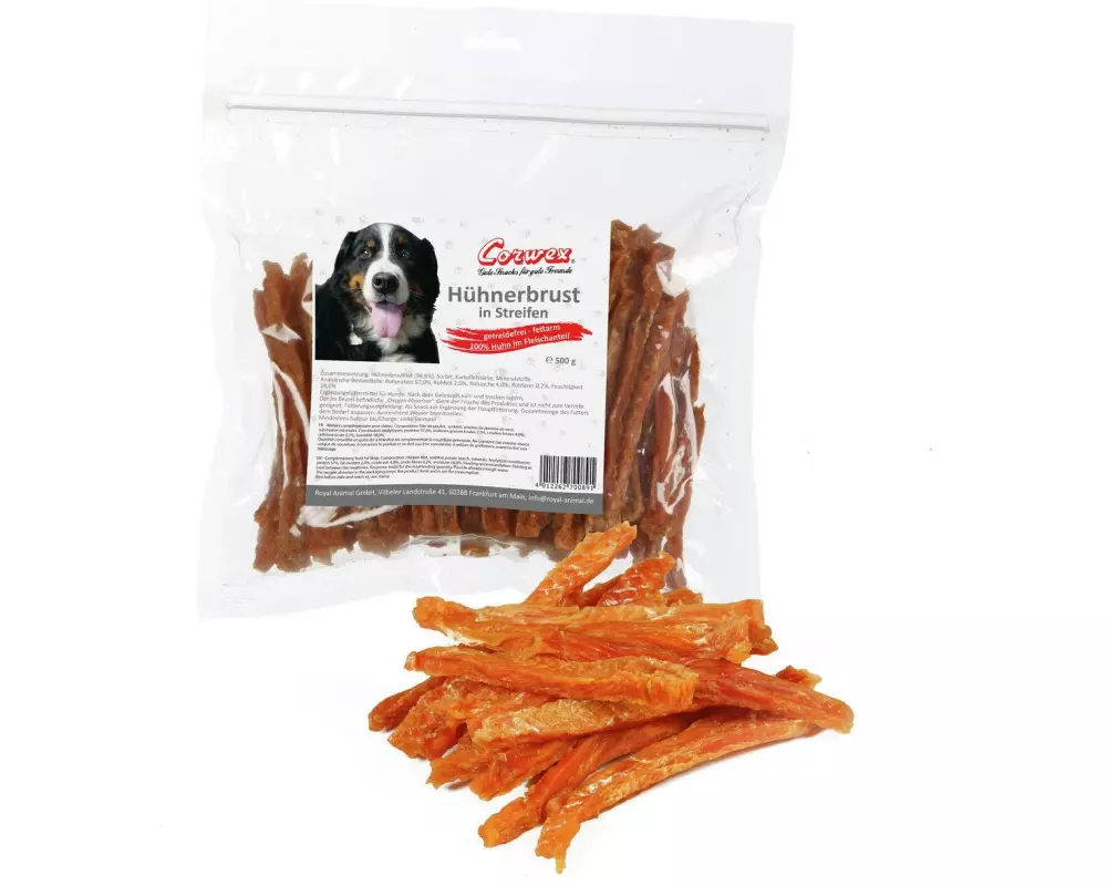 Corwex Hühnerbrust Streifen 500 g