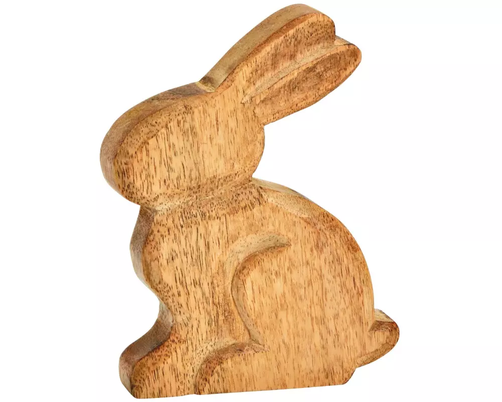 G. Wurm Hase 11 x 15 cm, Braun