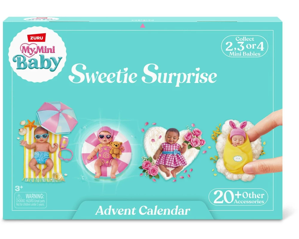 Zuru My Mini Baby Sweetie Surprise 2026 Puppen, Kunststoff, Stoff