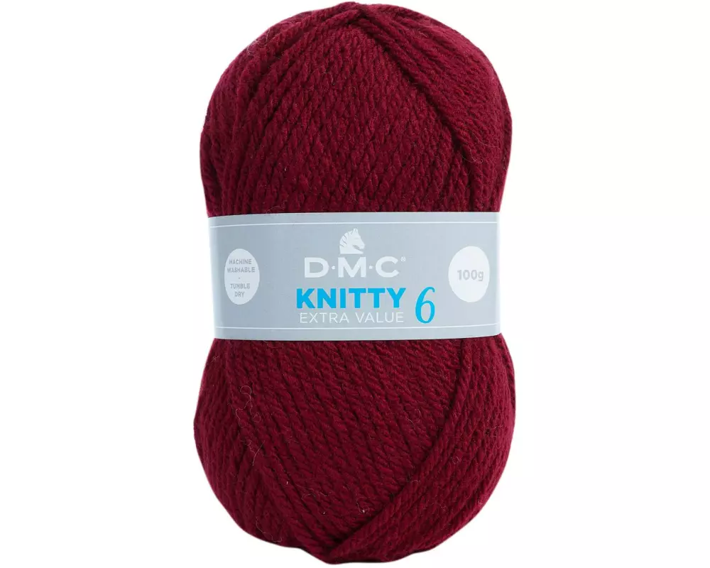 DMC Wolle Knitty 6 Bordeaux