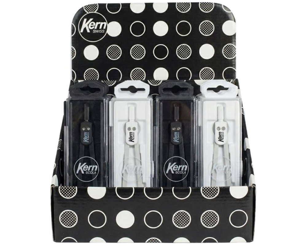 KERN Zirkel SCOLA 13.5cm 170399 300mm, black & white 40 Stk.