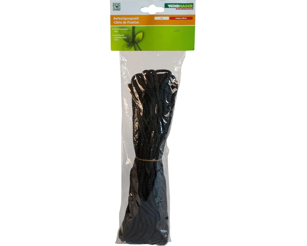 Windhager Befestigungsseil für Katzen-Netze 20 m