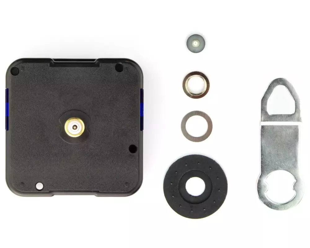 NeXtime Uhrwerk Geräuschlos 5.5 x 5.5 cm, Schwarz