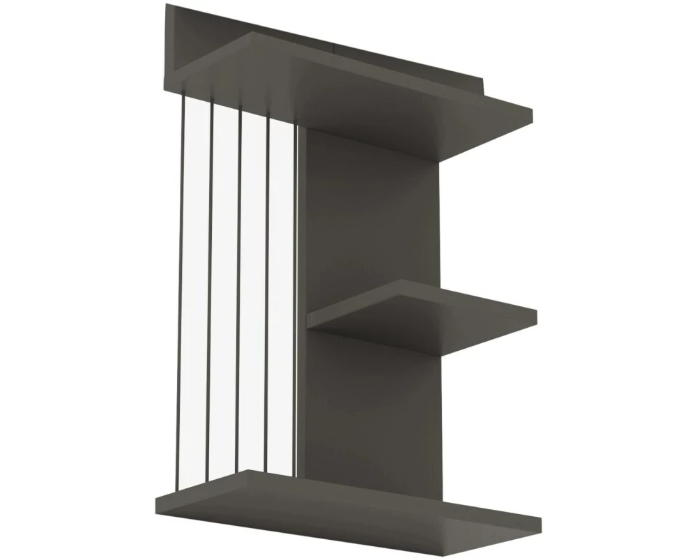 Woody Fashion Wandregal Kinik Anthracite