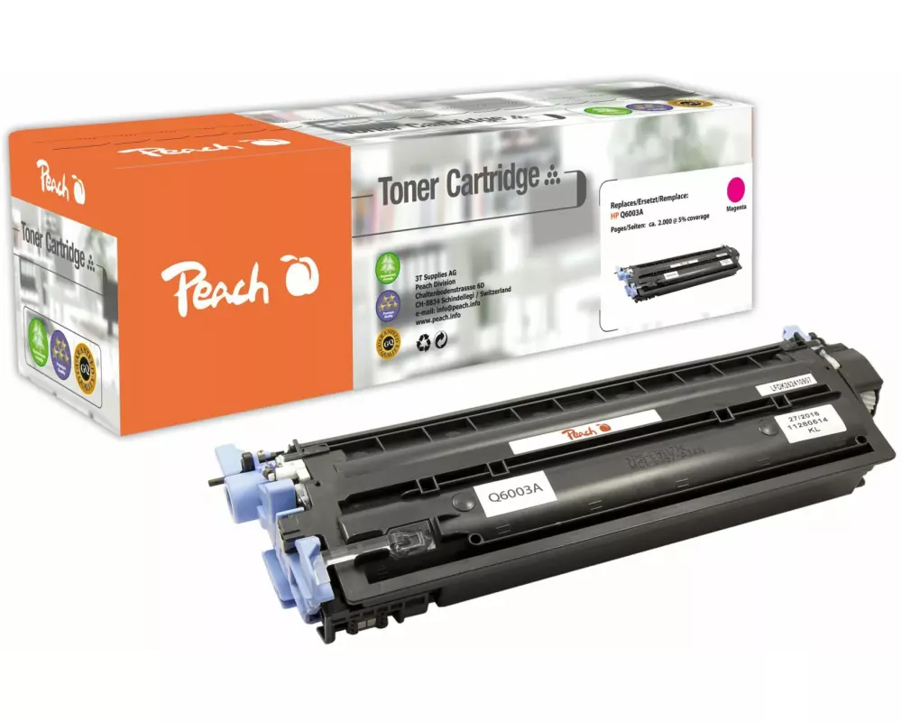 Peach Toner HP Nr. 124A (Q6003A) Magenta