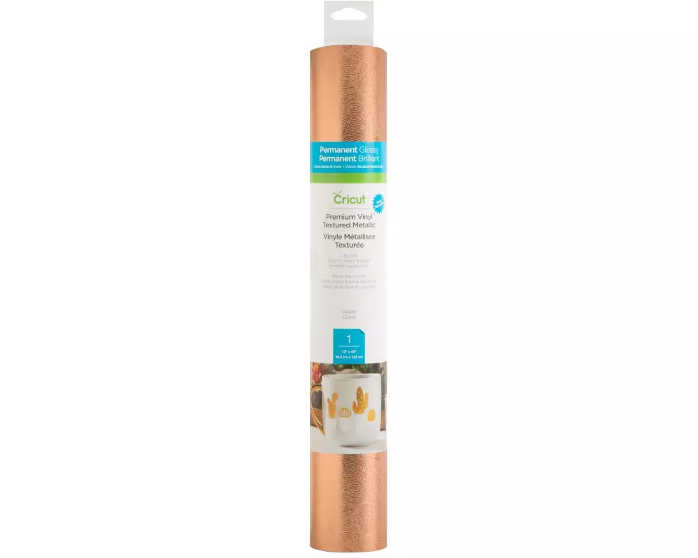 Cricut Vinylfolie Premium Kupfer Rolle à 30.5 x 122 cm