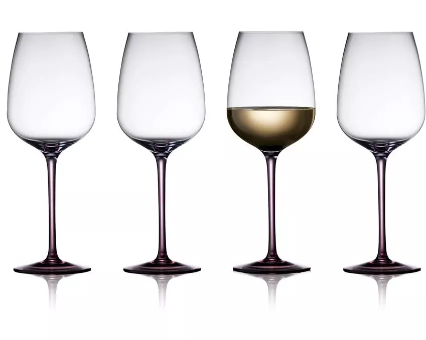 Lyngby Weingläser-Set Vienna Lila, 4 Stück, 53 cl