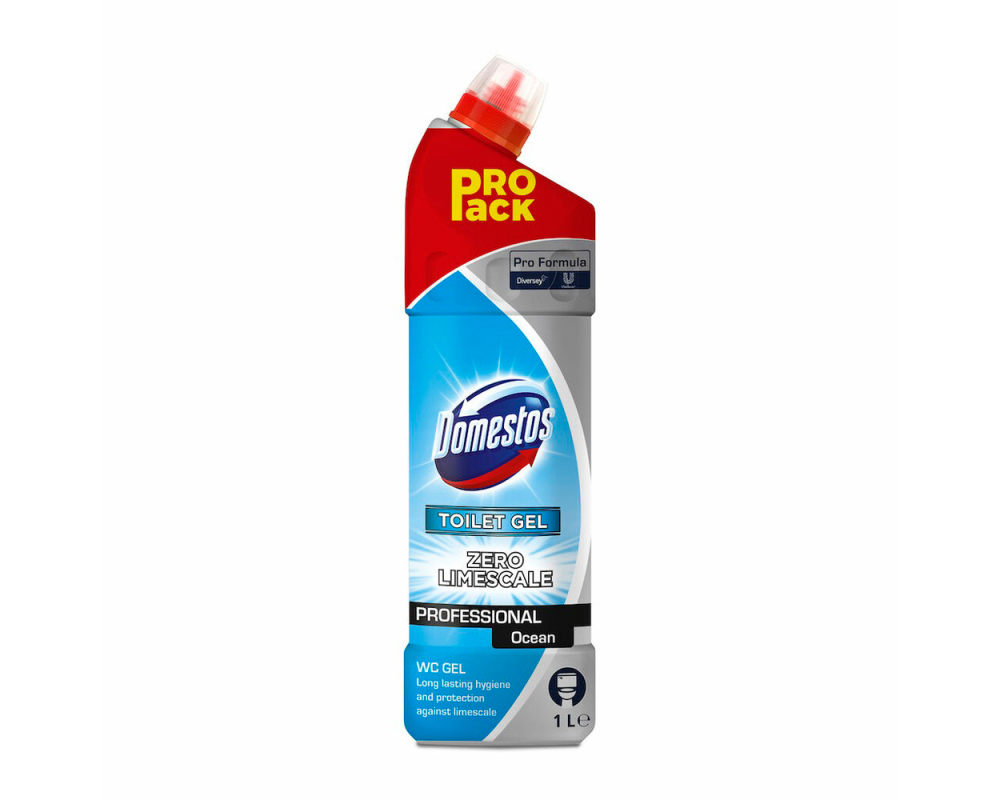 DOMESTOS WC-Reiniger 101108252 Pro Formula Gel 1 l