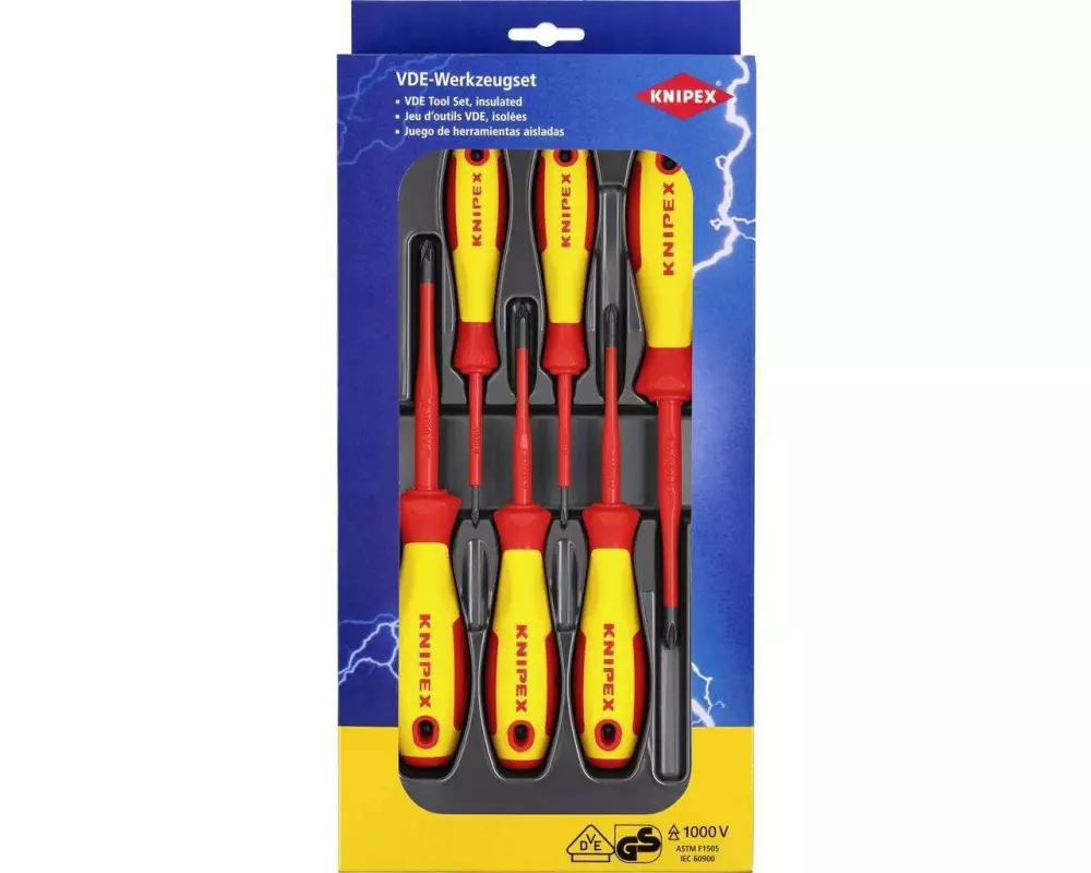 Knipex Schraubenzieher-Set V03 6-teilig VDE