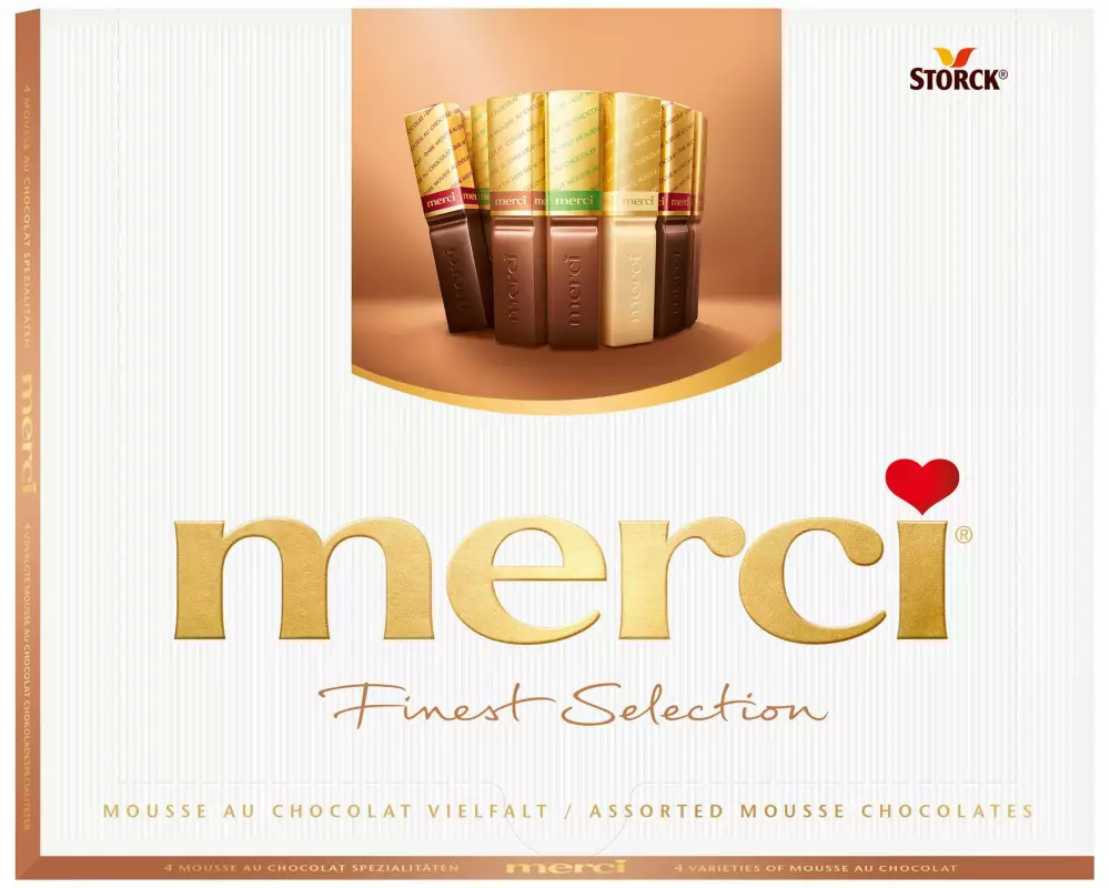 Storck Merci Finest Selection Mousse au Chocolat Vielfalt 210 g
