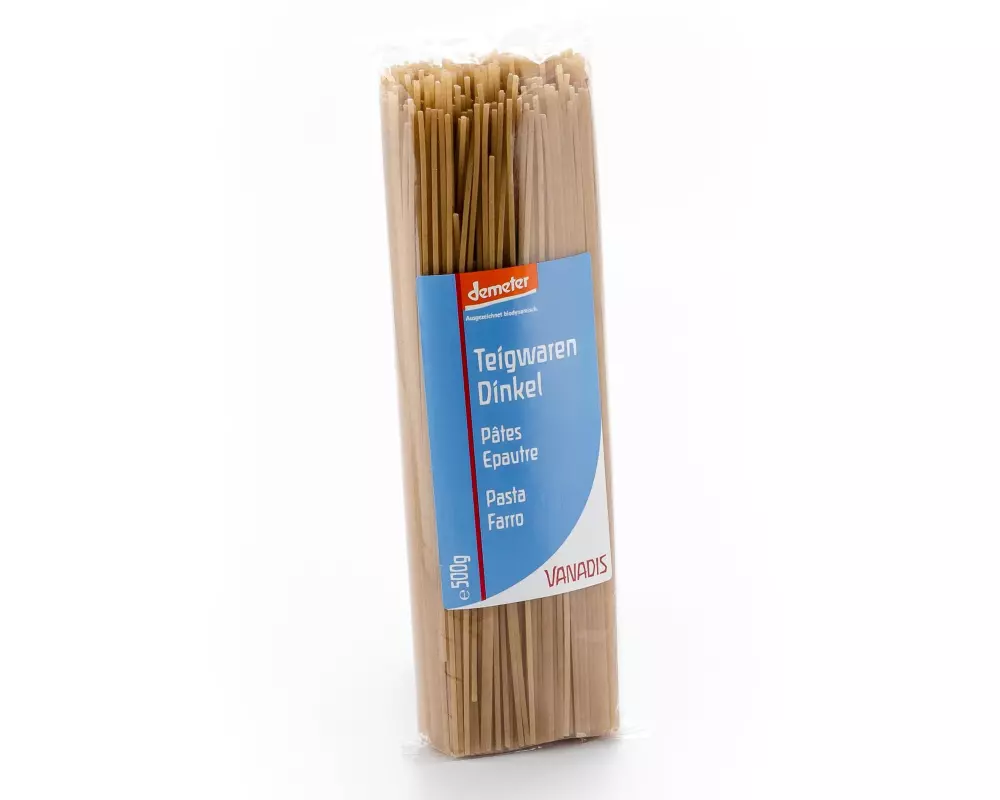 Vanadis Spaghetti Dinkel, Demeter 500 g
