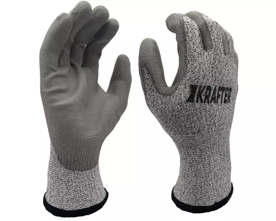 FTM Schnittschutzhandschuh Klasse B, Nylon XL, Grau, 1 Stück