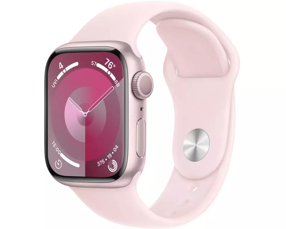 Apple Watch Series 9 41 mm Alu Pink Sport Hellrosa M/L